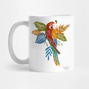 Colorful Parrot Mug